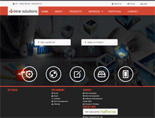 Tablet Screenshot of minesolutions.net
